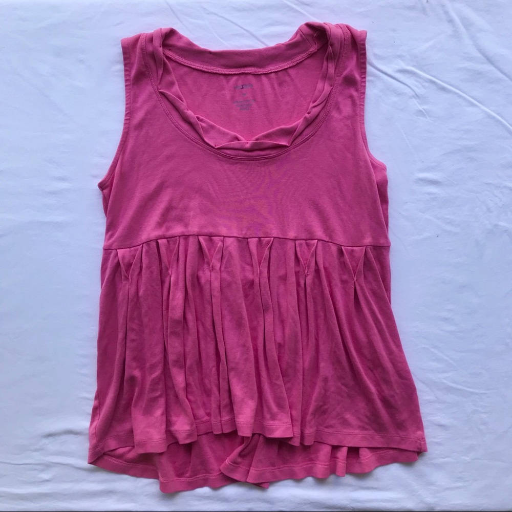 pink babydoll tank top